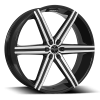 Versante 228 (6 Spoke) 26X9.5 Black Machined