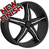 Viscera VSC 770 Black with Chrome Inserts 18 X 7.5