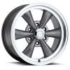Vision 141 Legend 6 17X8 Gunmetal with Machine Lip