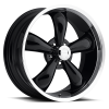 Vision 142 Legend 5 17X7 Gloss Black with Machined Lip