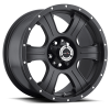 Vision 396 Assassin 20X9 Matte Black with Chrome Rivets