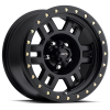 Vision 398 Manx 18X9 Matte Black with Zinc Bolts
