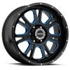 Vision 399 Fury 20X10 Gloss Black with Blue Tint on Windows