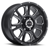 Vision 399 Fury 20X9 Gloss Black with Milled Spoke
