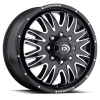 Vision 401 Rival 20X8.25 Gloss Black with Machined Face