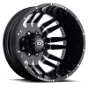 Vision 401 Rival 20X8.25 Gloss Black with Machined Face V2
