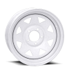 Vision 70 8 Spoke 16X6 White