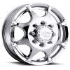 Vision 715 Crazy Eightz Duallie Front 16X6 Chrome