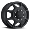 Vision 715 Crazy Eightz Duallie Front 17X6.50 Matte Black
