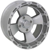 Vision 161 Bruiser Machined Clear Coat Wheel Packages
