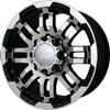 Vision 375 Warrior Machined 18 X 8.5 Inch Wheels