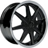 Vision 378 Kryptonite Black 15 X 6.5 Inch Wheels