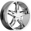 Vision 435 Hollywood 5 Chrome Wheel Packages