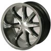 Vision 438 Sahara Black 14 X 7 Inch Wheels
