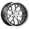 Vossen VVSCV2 Matte Black Machined Stainless Lip 22 X 10.5 Inch Wheel