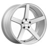 Vossen VVSCV3 Matte Silver Machined 22 X 10.5 Inch Wheel