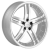 Vossen VVS 078 Black Machined Chrome Lip Caps
