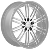 Vossen VVS 082 Black Machined Black Lip Caps