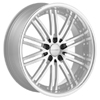 Vossen VVS 082 Black Machined Chrome Lip Caps