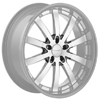 Vossen VVS 083 Black Machined Black Lip Caps