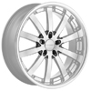 Vossen VVS 083 Black Machined Chrome Lip Caps