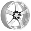 Vossen VVS 084 Black Machined Chrome Lip Caps