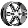 Viscera VSC 778 Chrome with Black Inserts 28 X 9.5