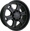 V-Tec 372 RAPTOR 17X9 Matte black