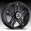 V-Tec Warlord 394 Matte Black 18 X 9 Inch Wheels