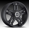 V-Tec Warlord 394 Matte Black with Optional Cap 20 X 9 Inch Wheels