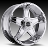V-Tec Wizard 395 Chrome with Optional Cap 18 X 9 Inch Wheels