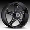 V-Tec Wizard 395 Black Machined with Optional Cap Wheel Packages