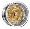 Warrior Wire Wheels WGC 18X8 Gold Center