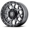 XD Series XD127 Bully 15X8 Matte Gray with Black Rimg