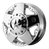 XD Series XD775 Rockstar Dually Front 16X6 Chrome