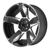 XD SERIES XD811 Rockstarr 2 17X8 Machined Face With Matte Black Windows