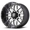 XD Series XD820 Grenade 16X8 Satin Black with Machined Face