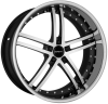 Zenetti Bellagio 22X8.5 Machined Black Chrome Lip