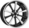 Zenetti Roma 22X8.5 Machined Black Chrome Lip
