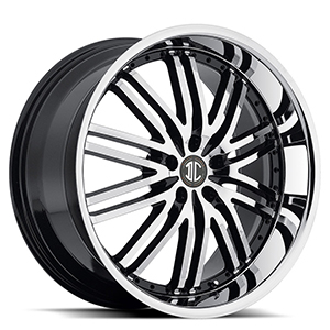 Crave Number 22 Black Machined 20 X 8.5 Inch Wheels