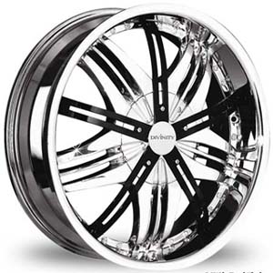 Divinity D10 Chrome 22 X 9.5 Inch Wheels