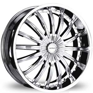 Divinity D18 Chrome 24 X 10 Inch Wheels