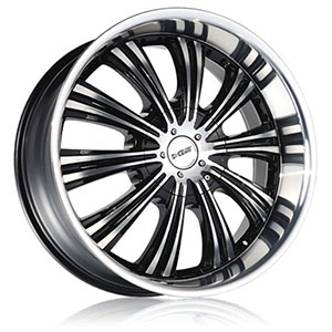 DCenti DW 909 Black Machined 20 X 8.5 Inch Wheel