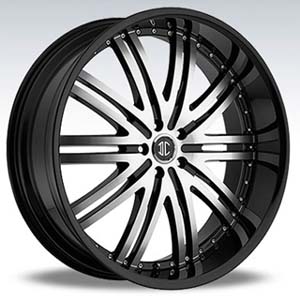 Crave Number 11 Black Machine Black Lip 30 X 9.5 Inch Wheels