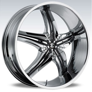 Crave Number 15 Chrome Black Insert 1 24 X 10 Inch Wheels