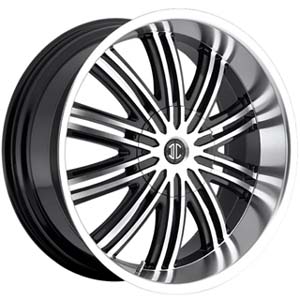 Crave Number 7 Machined Black 20 X 8.5 Inch Wheels