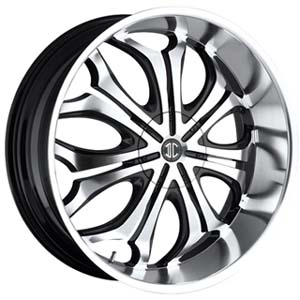 Crave Number 8 Black Machined 26 X 9.5 Inch Wheels