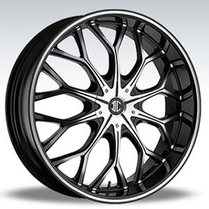 Crave Number 9 Black Diamond 20 X 8 Inch Wheels