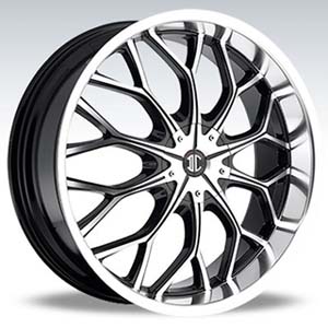 Crave Number 9 Machine Black 22 X 8 Inch Wheels