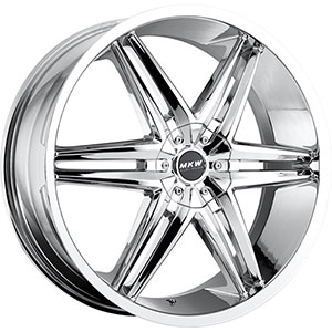 MKW Type 106 Chrome 20 X 8.5 Inch Wheel
